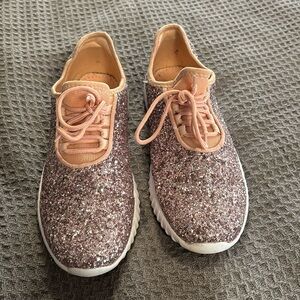 Glitter Sneakers - Pink